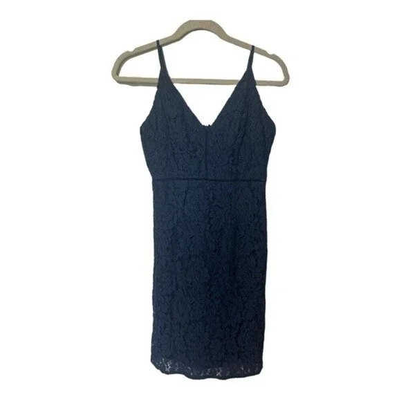 ASTR LATTICE INSET LACE DRESS Size S - Picture 3 of 8